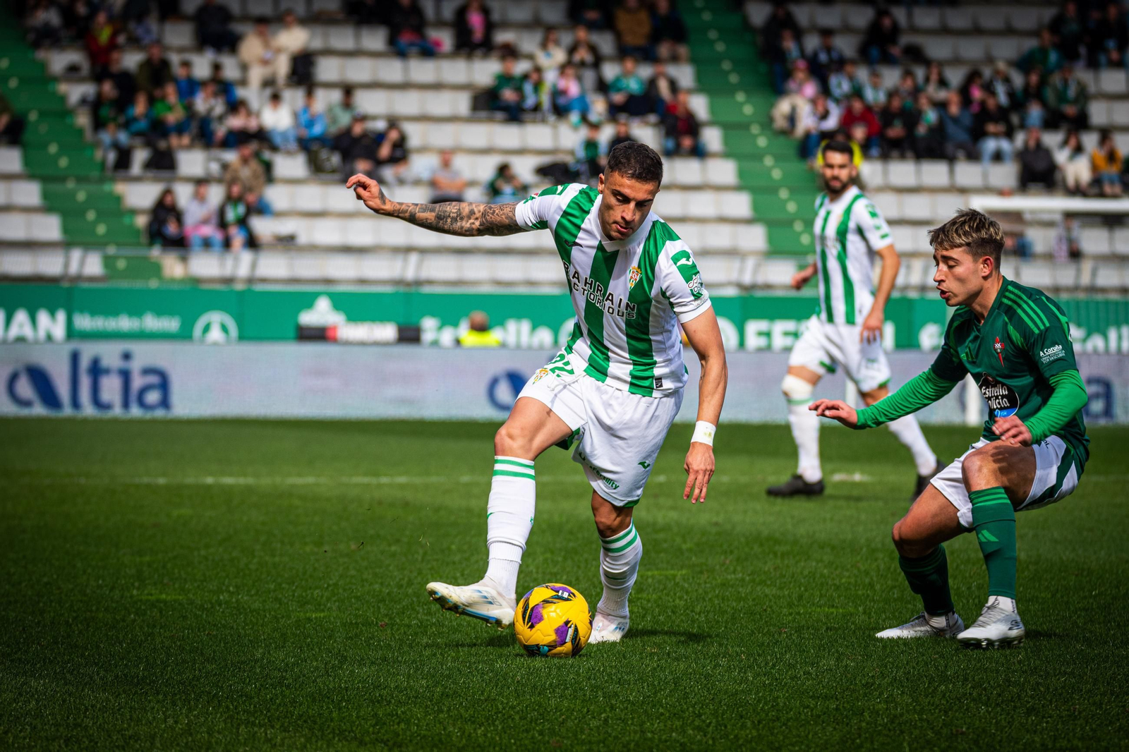 Las mejores fotos del agónico triunfo del Córdoba CF en Ferrol