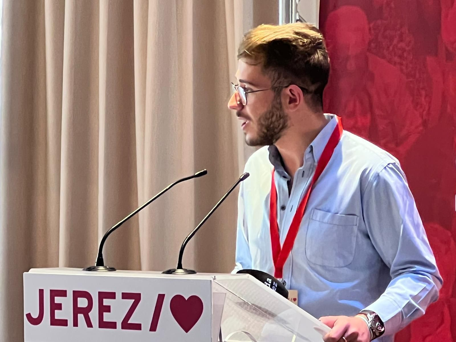 Gabriel Fabregat, secretario de Estudiantes del PSOE de Jerez.