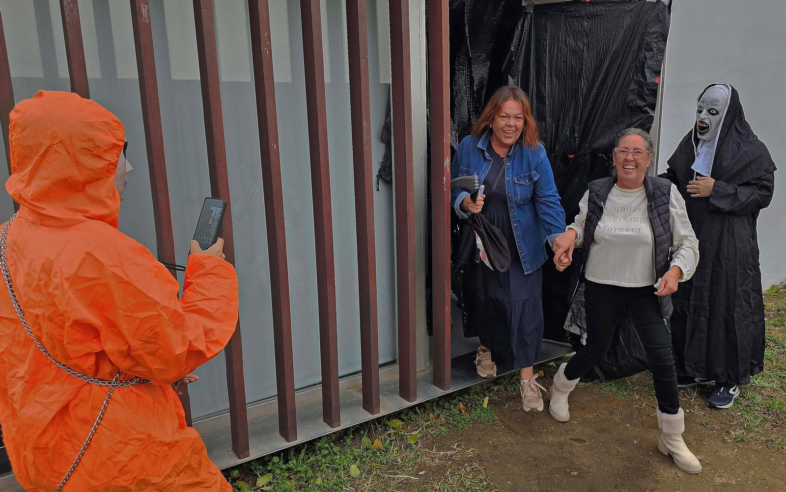 Celebración de Halloween, en La Línea.