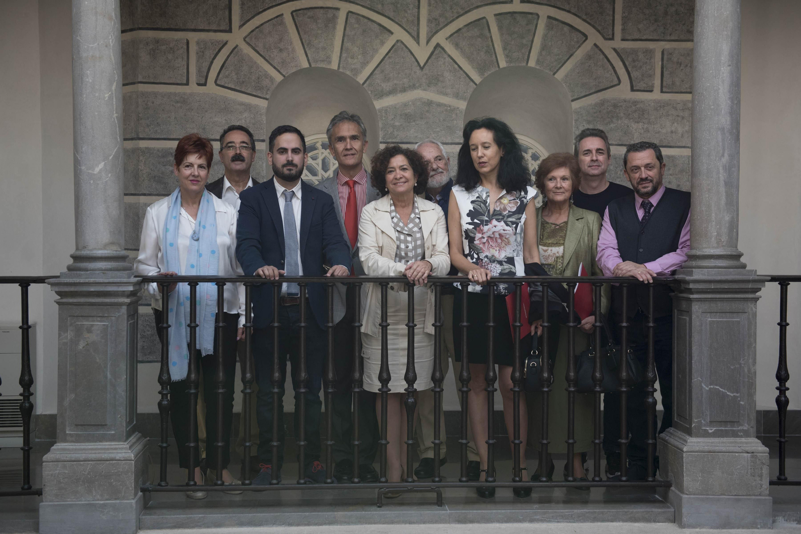 Organizadores y promotores del ciclo 'Memoria de Lorca' en la presentación del proyecto. Organizadores y promotores del ciclo 'Memoria de Lorca' en la presentación del proyecto.