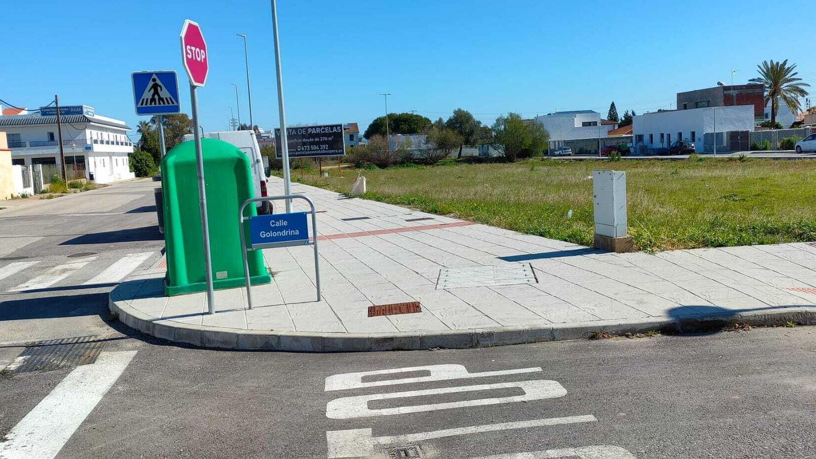Calle Golondrina, en la barriada Las Flores de Jerez.