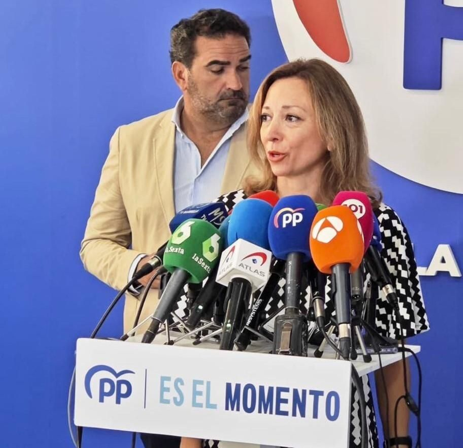 La presidenta del PP de Málaga, Patricia Navarro.