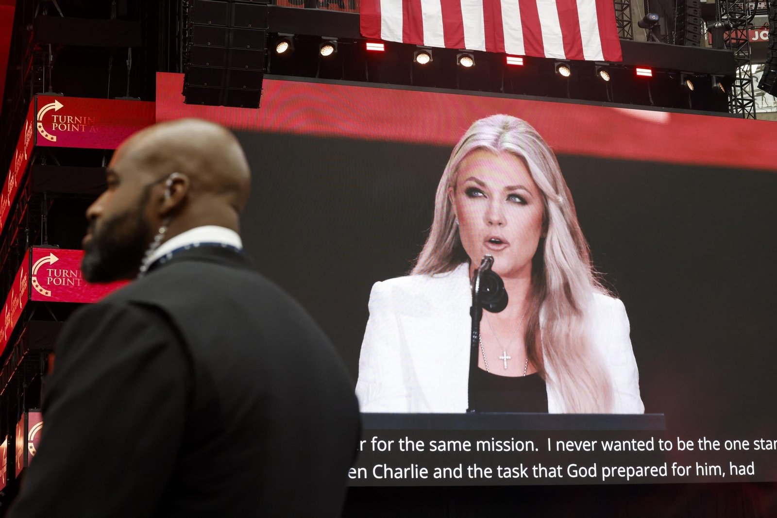 Las fotos de la despedida de los republicanos a Charlie Kirk