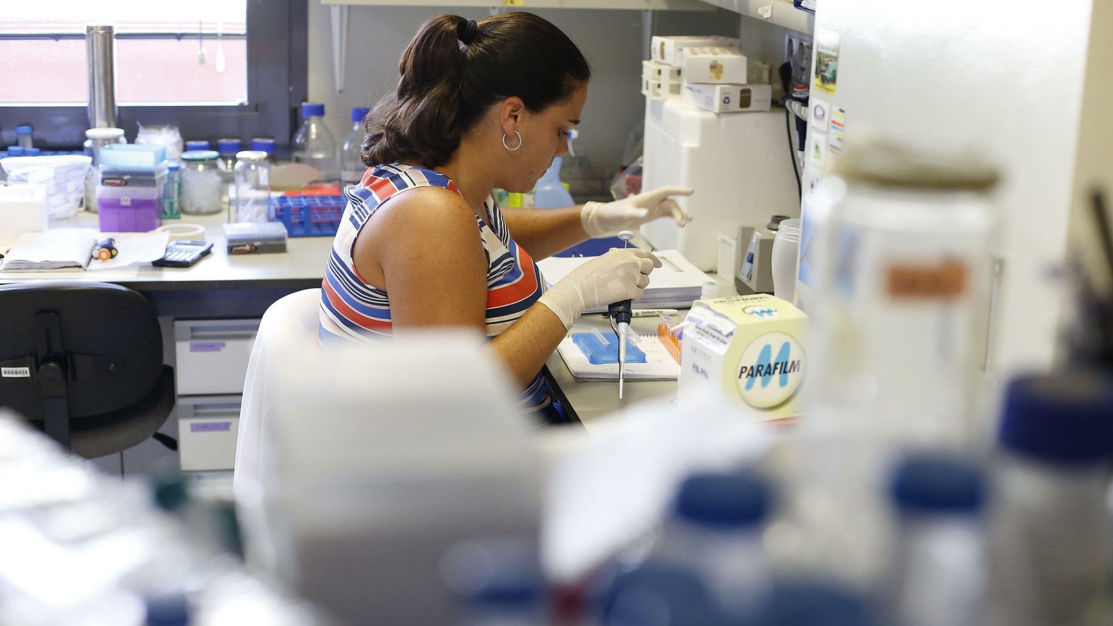 Una de las salas de trabajo del Cabimer