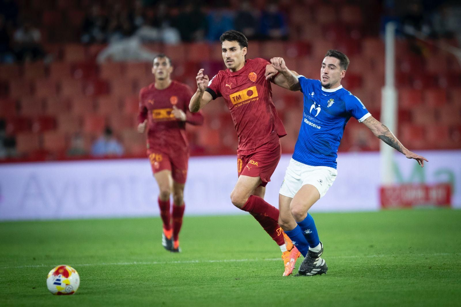 Las mejores imágenes del duelo copero entre UD Maracena y Valencia CF