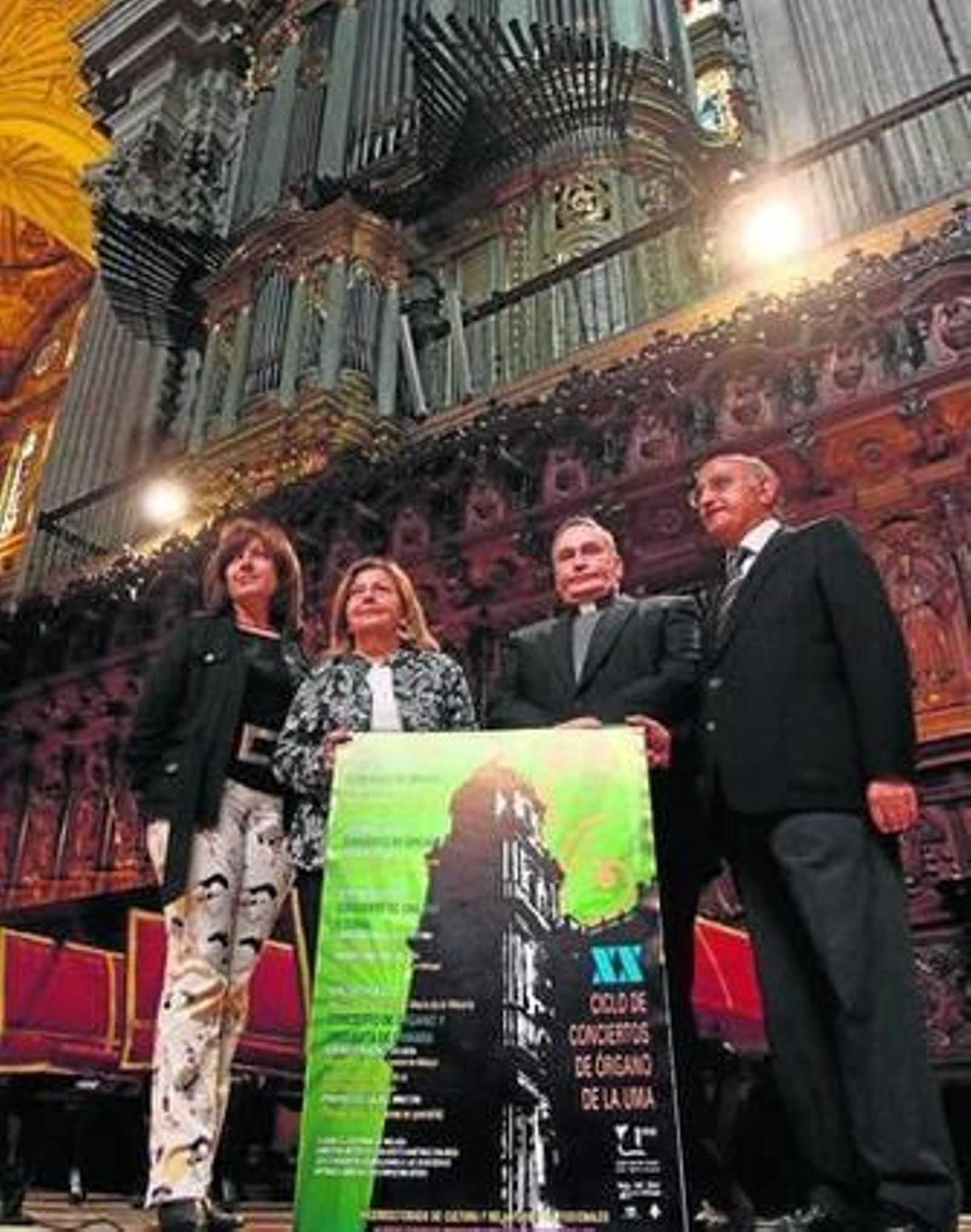 El deán catedralicio Alfonso Fernández-Sotomayor, ayer durante la presentación de la XX edición del ciclo.