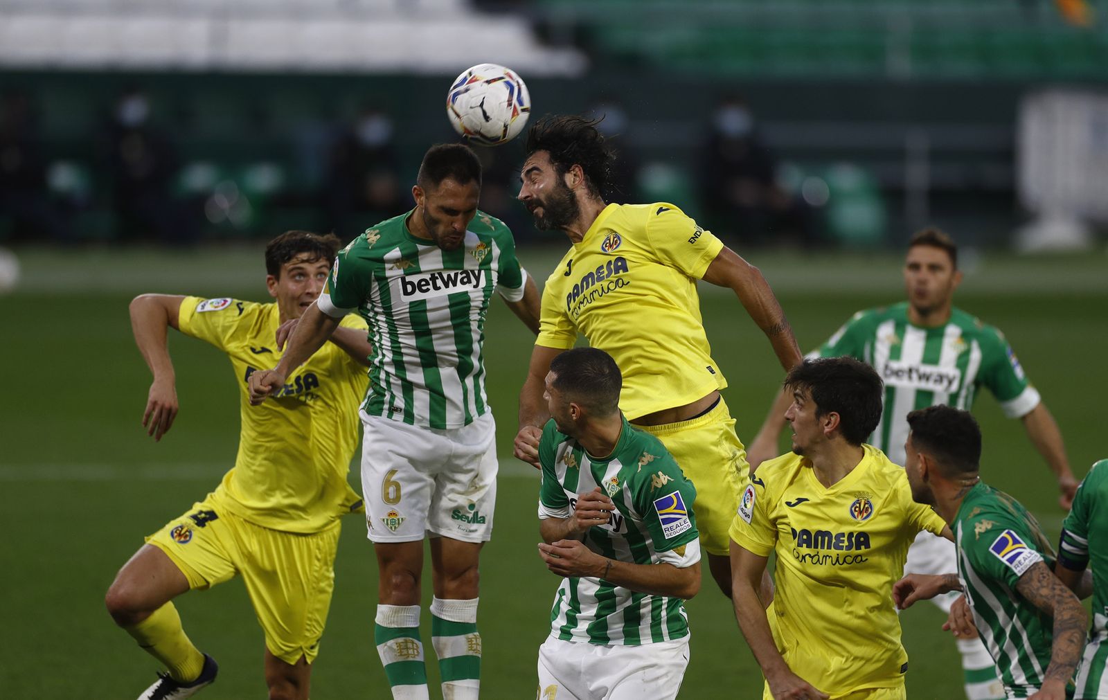 Las imágenes del Betis-Villarreal