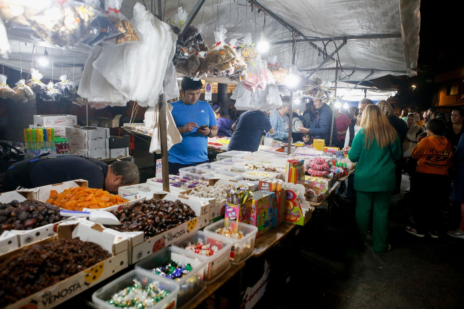 Puestos de Tosantos en Algeciras.