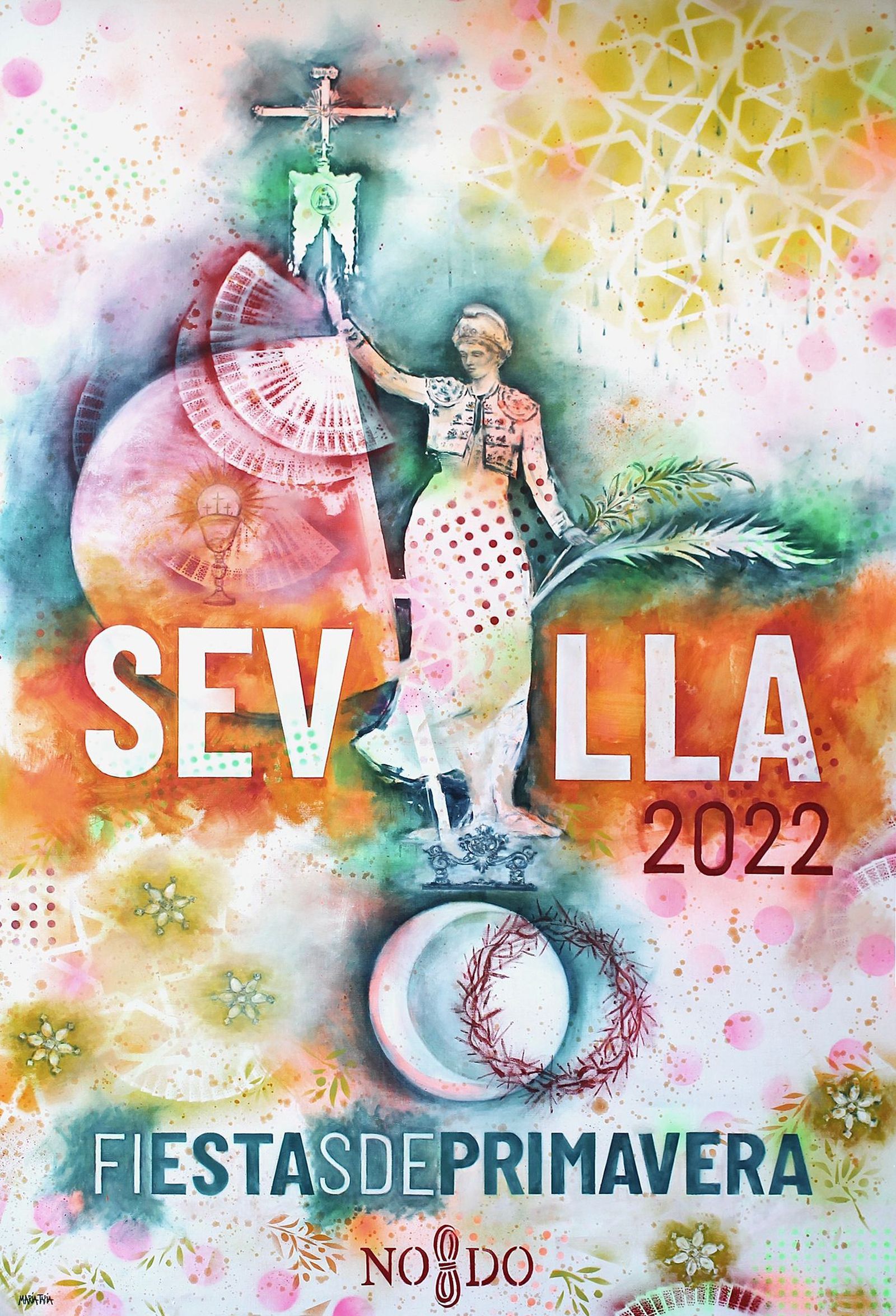 El cartel de las Fiestas de Primavera de Sevilla 2022.