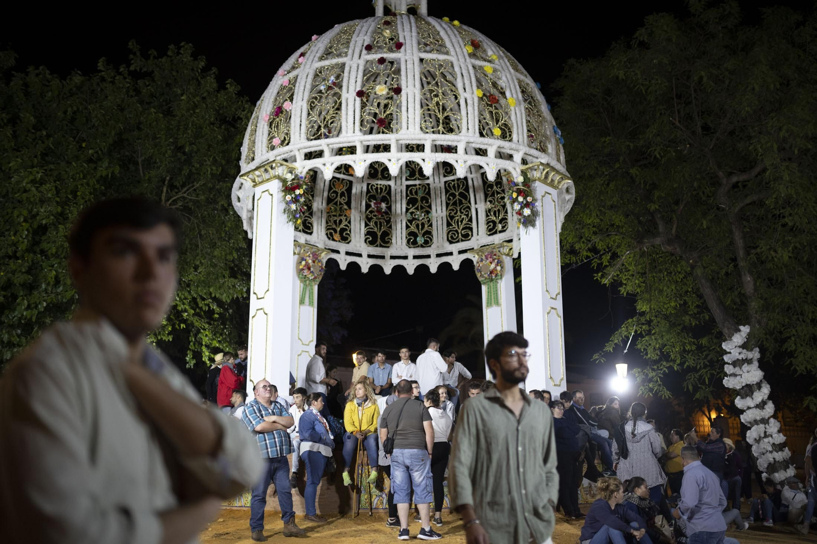 Imágenes del traslado de la Virgen del Rocío de Almonte hasta El Chaparral