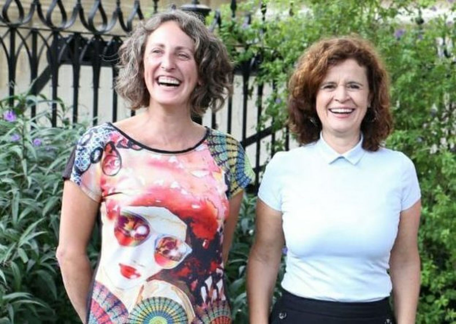 Kika González y Esperanza Gómez.