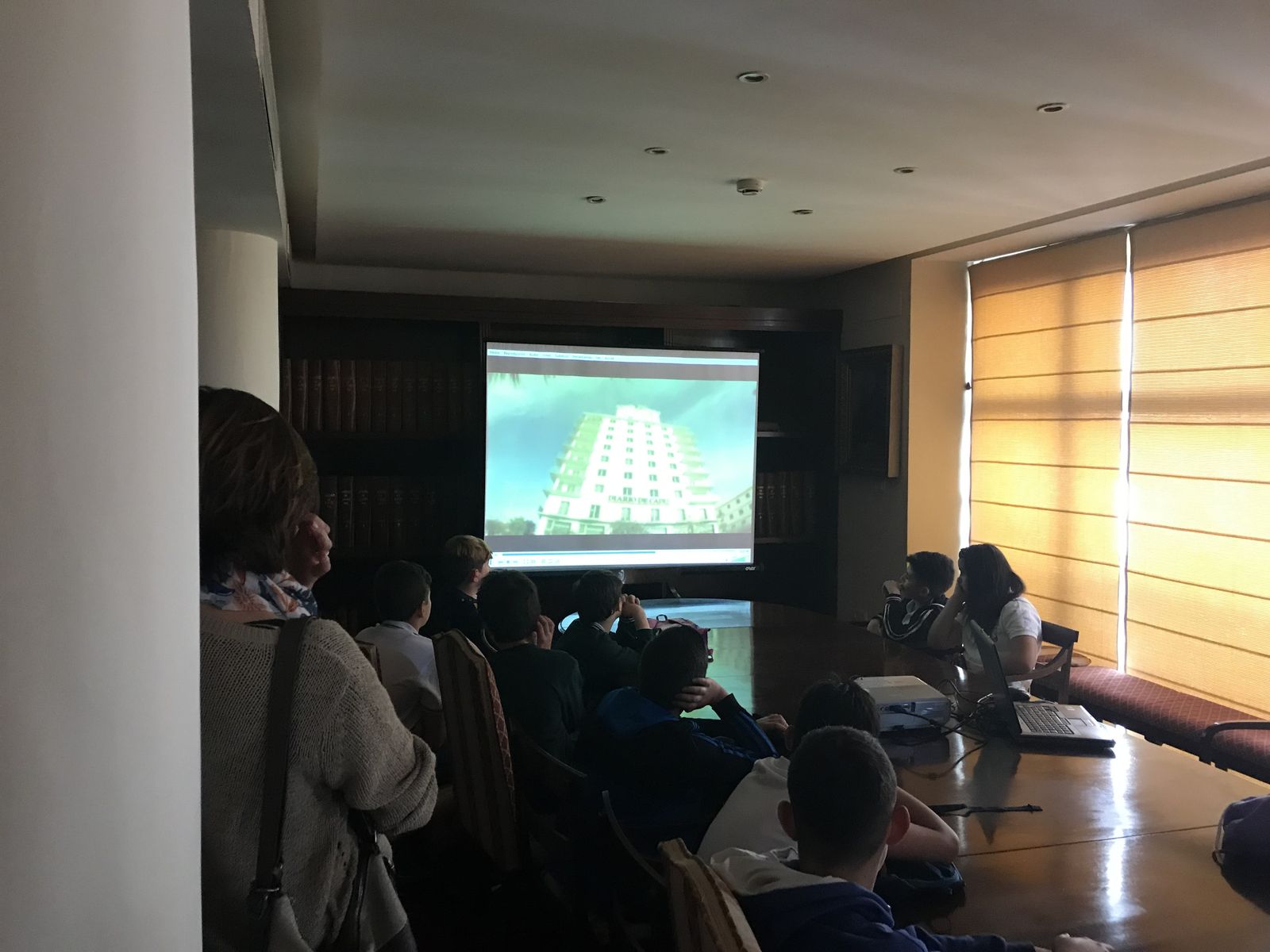 Visita al Diario CEIP Adolfo de Castro