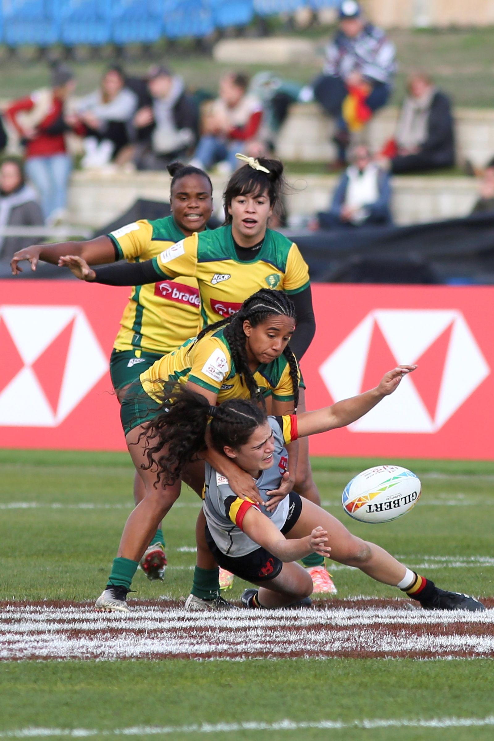 En fotos, la segunda jornada de las HSBC World Rugby Sevens Series en Málaga