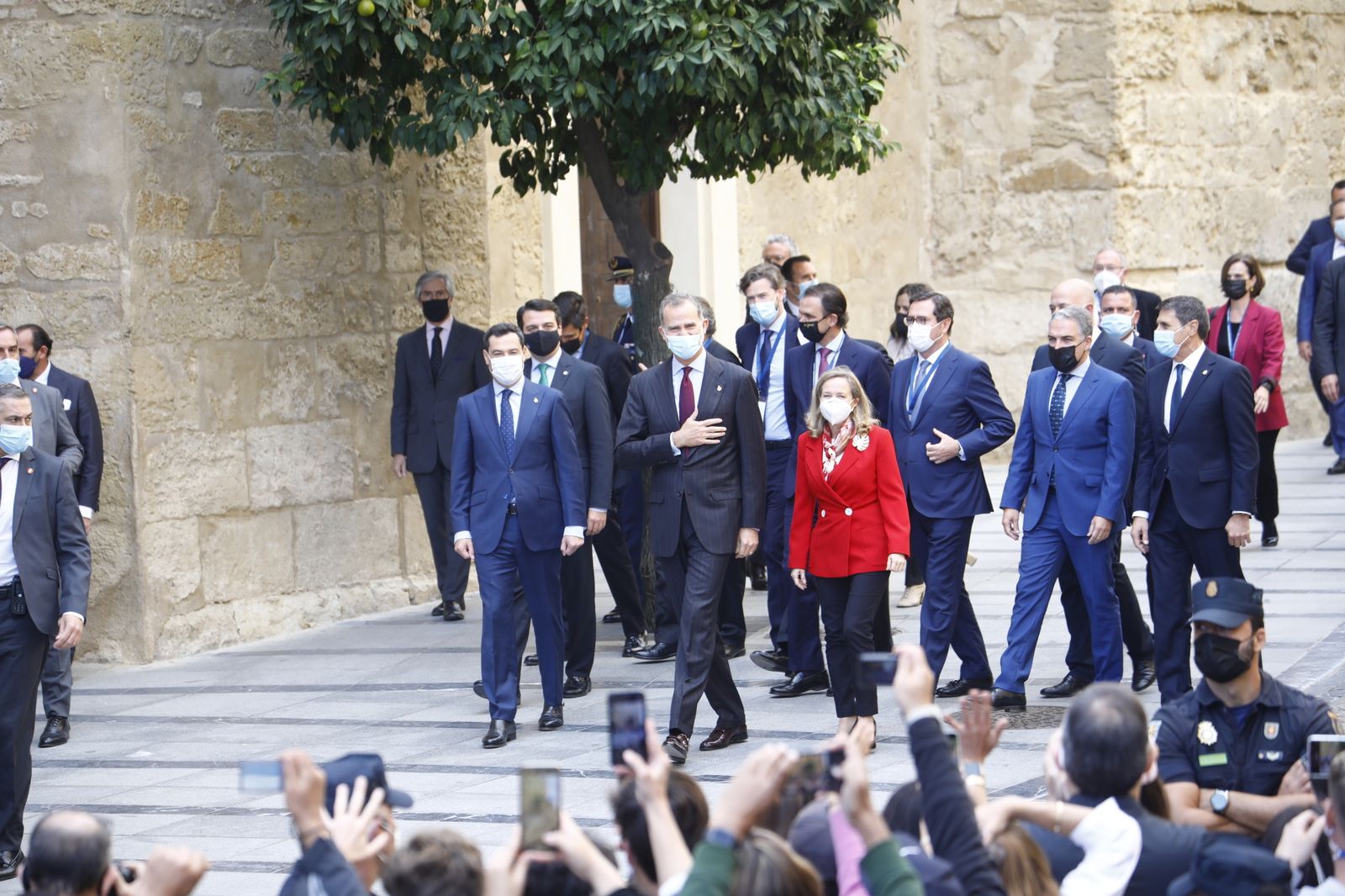 La clausura del Rey del  Congreso de Directivos de CEDE en Córdoba, en fotografías