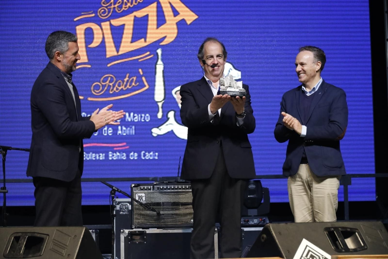 Inauguración del Festival de la Pizza de Rota.