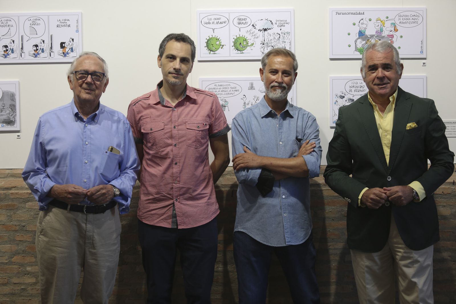 Exposición de viñetas de Miki y Duarte (fotos)