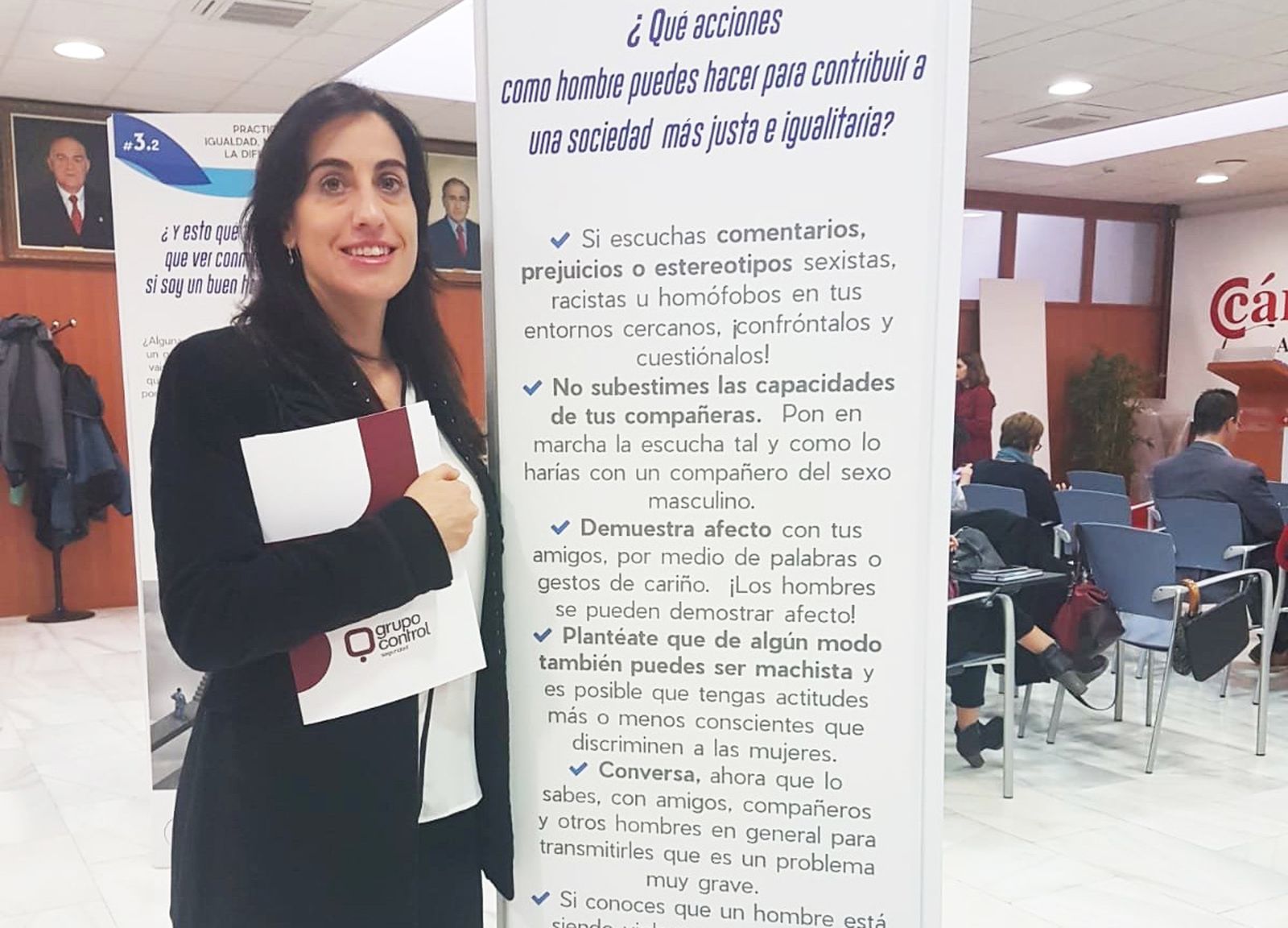 Carmen Irene López, de Grupo Control.