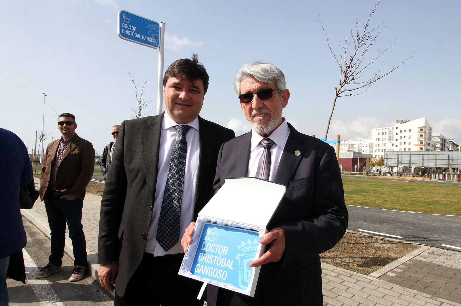 Inauguración de la Calle Doctor Cristóbal Gangoso, en imágenes