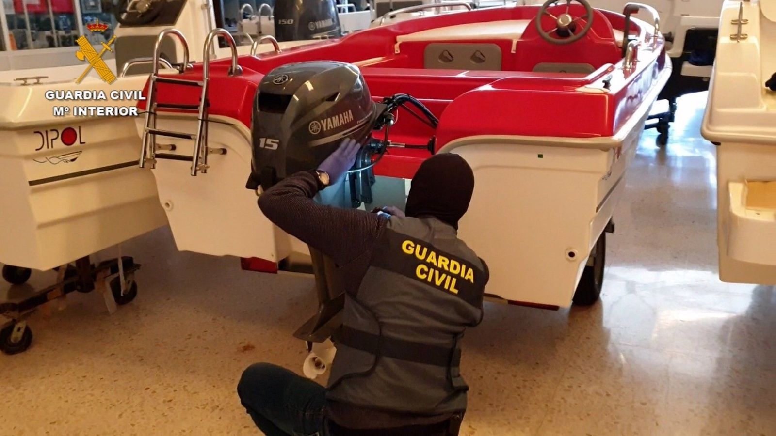 Una operación de la Guardia Civil con embarcaciones, en una imagen de archivo.