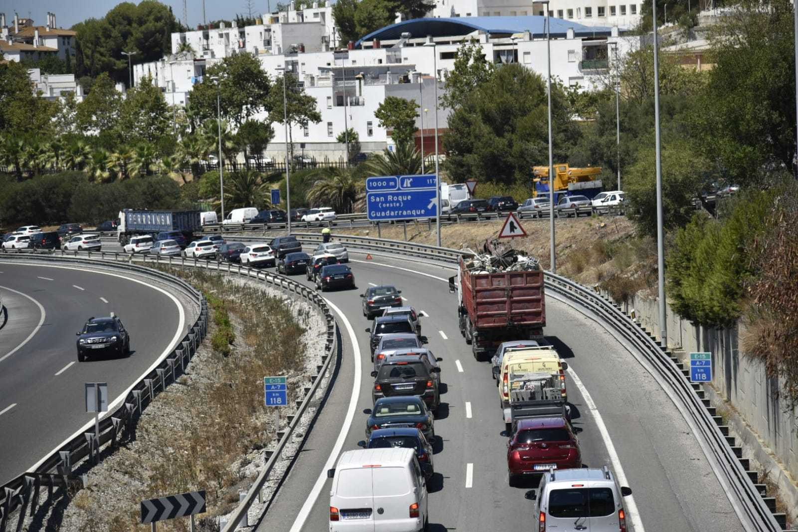 La propuesta de peajes afectaría a 24 kilómetros de la A-7, entre Algeciras y Guadiaro.