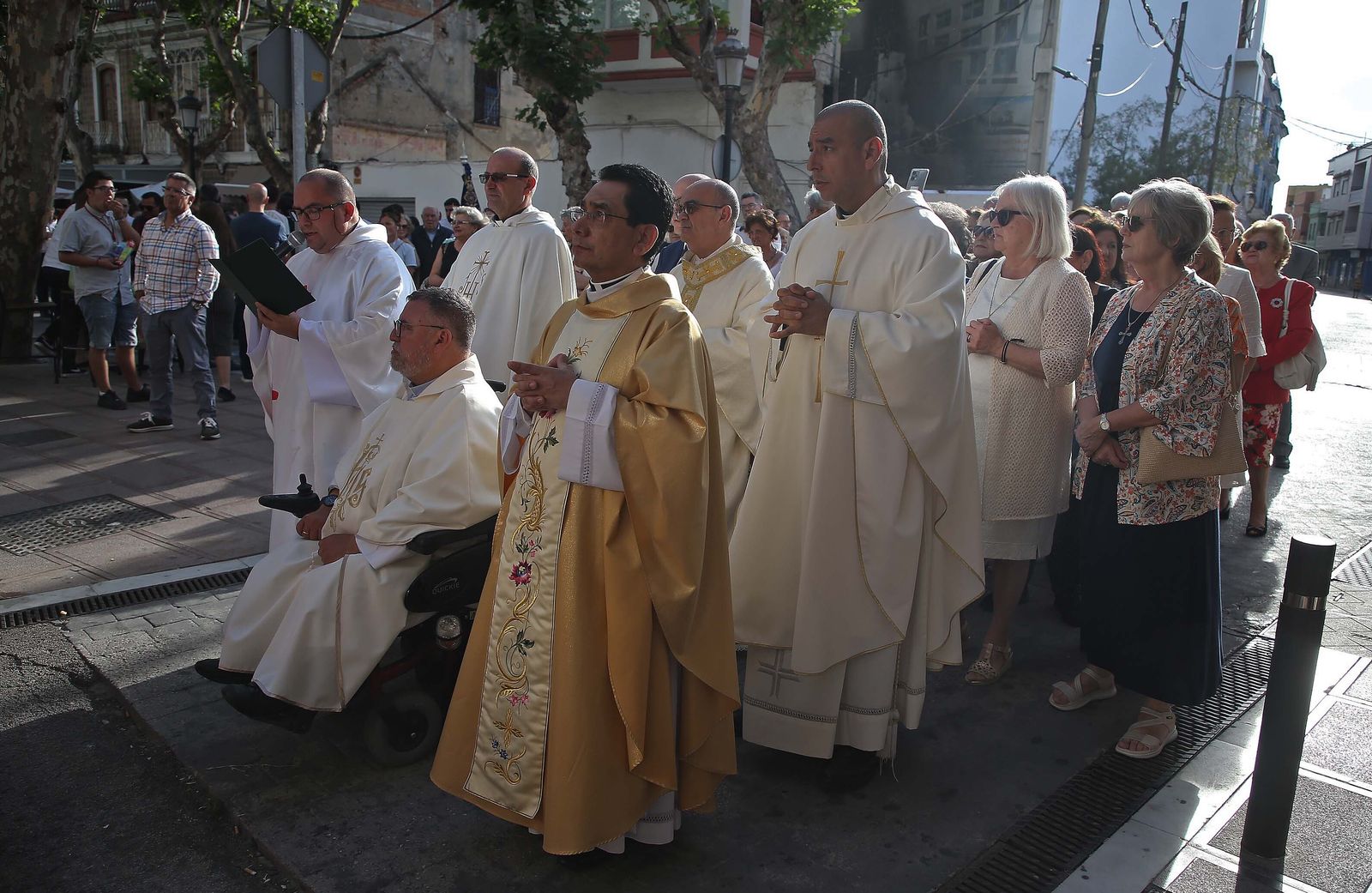 Las imágenes de la celebración del Corpus Christi en La Línea