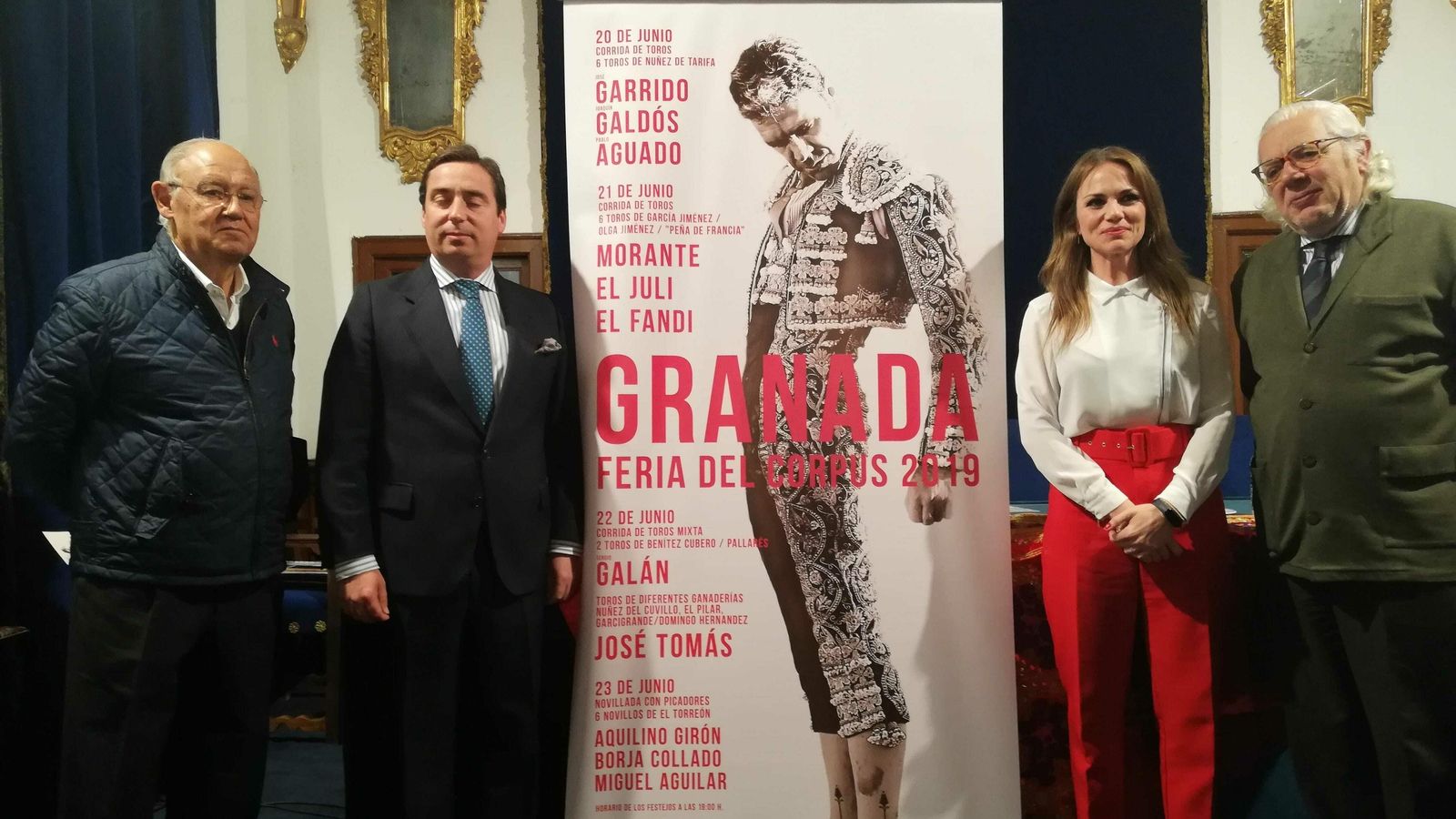 La presentación en Granada