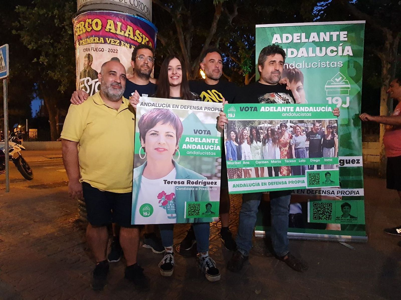 Inicio de la campaña de Adelante Andalucía
