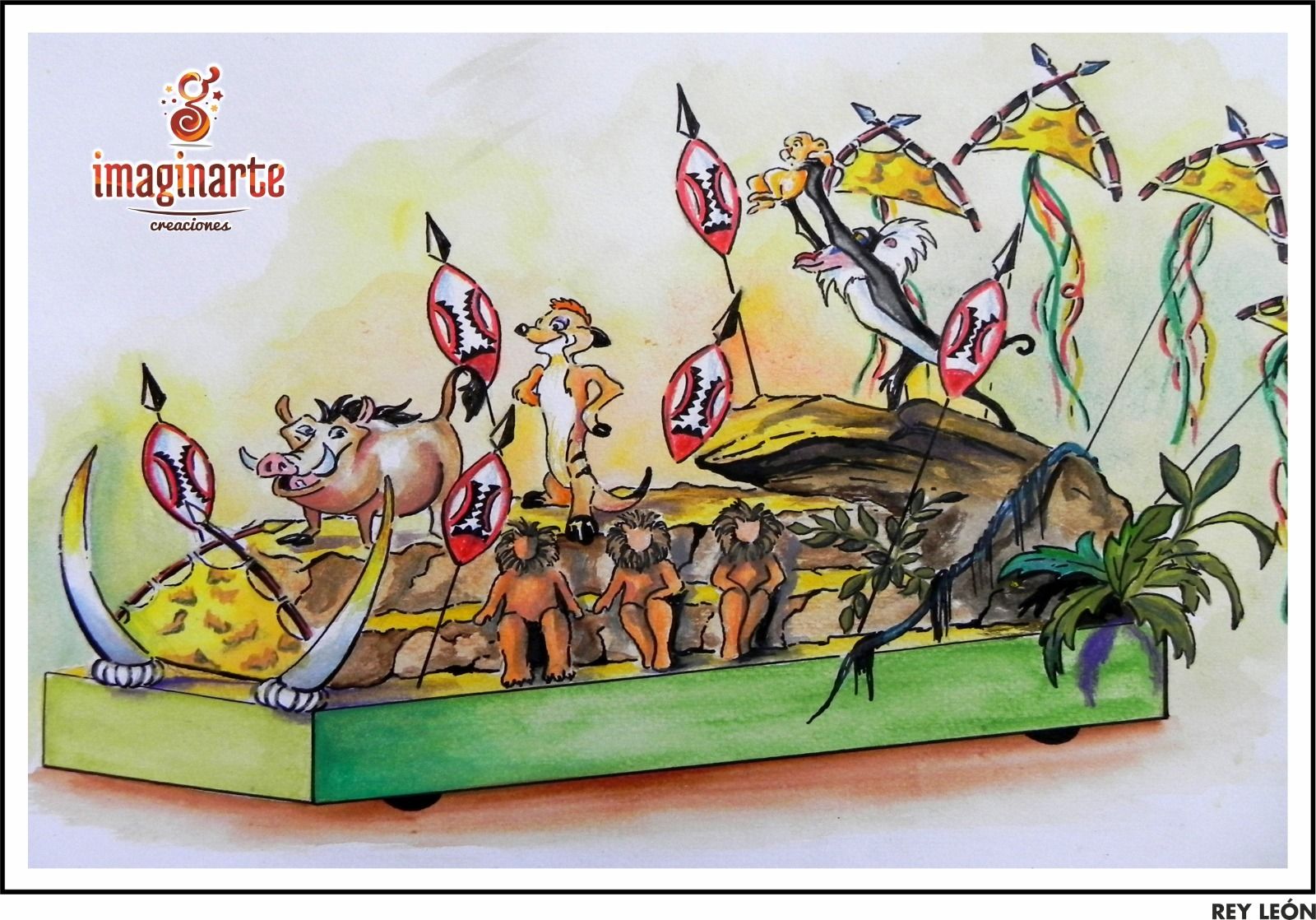 Así son las carrozas de la gran cabalgata de Carnaval de San Fernando 2020