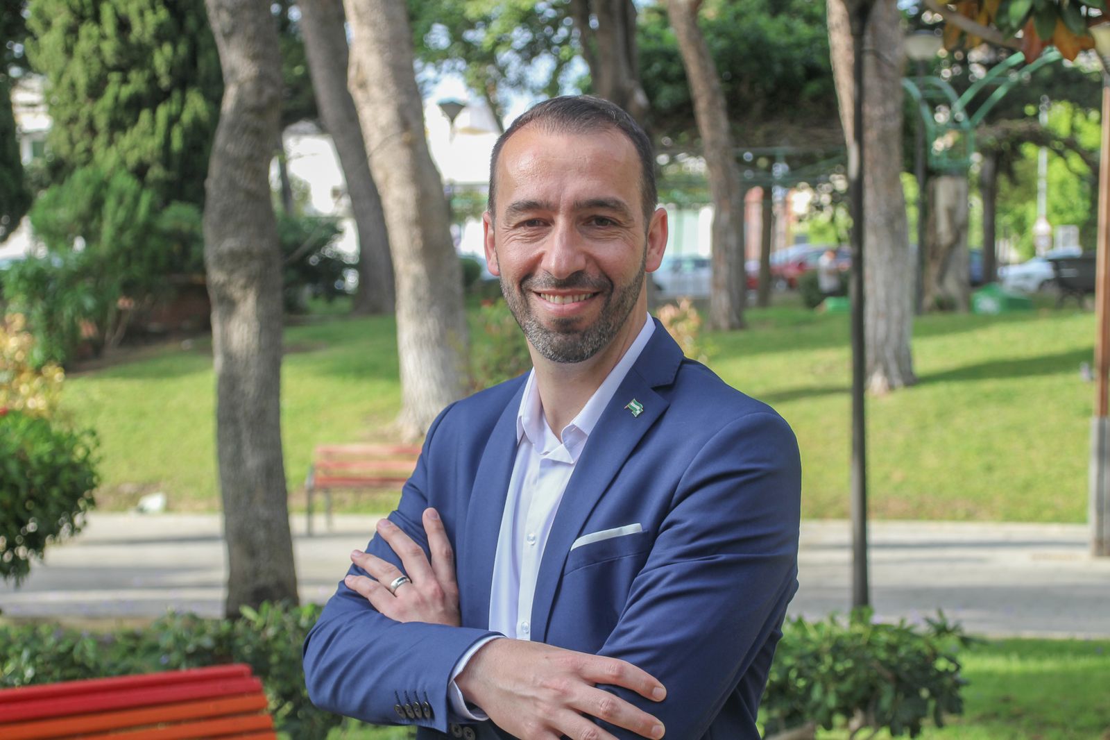 Santiago Casal, portavoz de la Gestora de AxSí en Jerez.