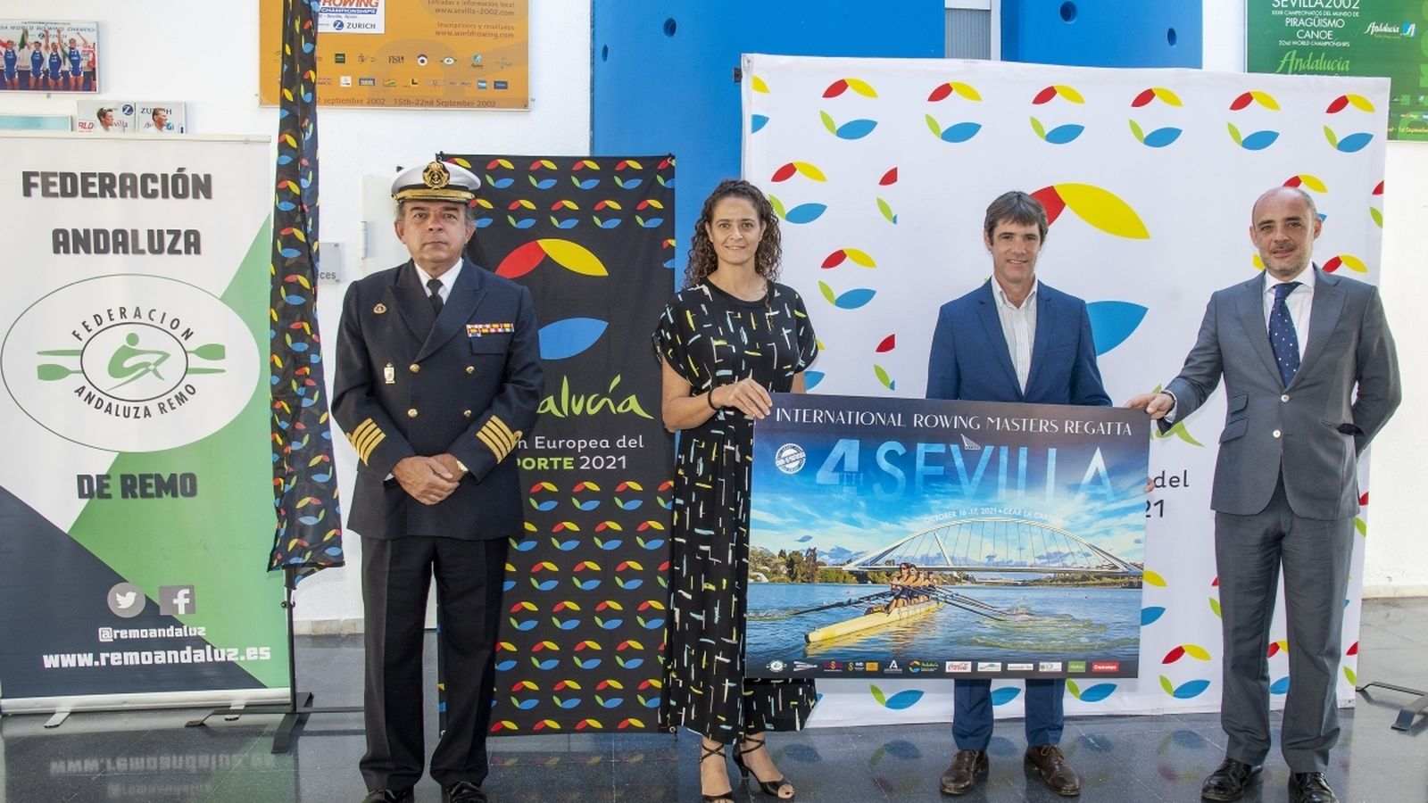 Presentación de la IV Sevilla International Rowing Masters Regatta.