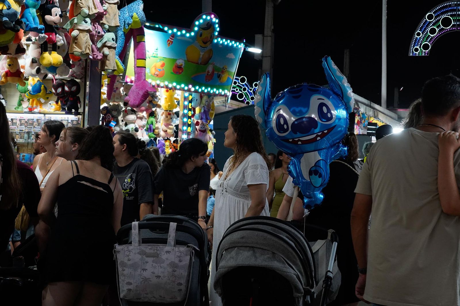 Imágenes del ambiente de Colombinas el día 4 de agosto