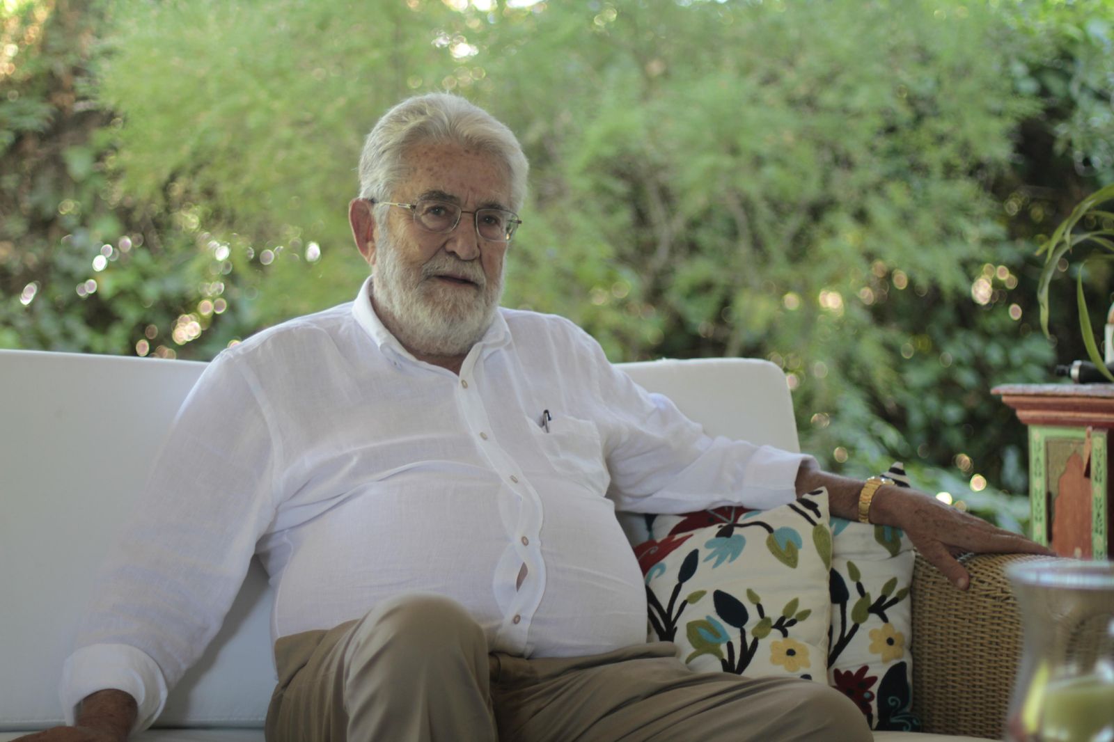 Rafael López Palanco, ingeniero de caminos, candidato de la UCD en las municipales del 79, en su casa de Tomares.