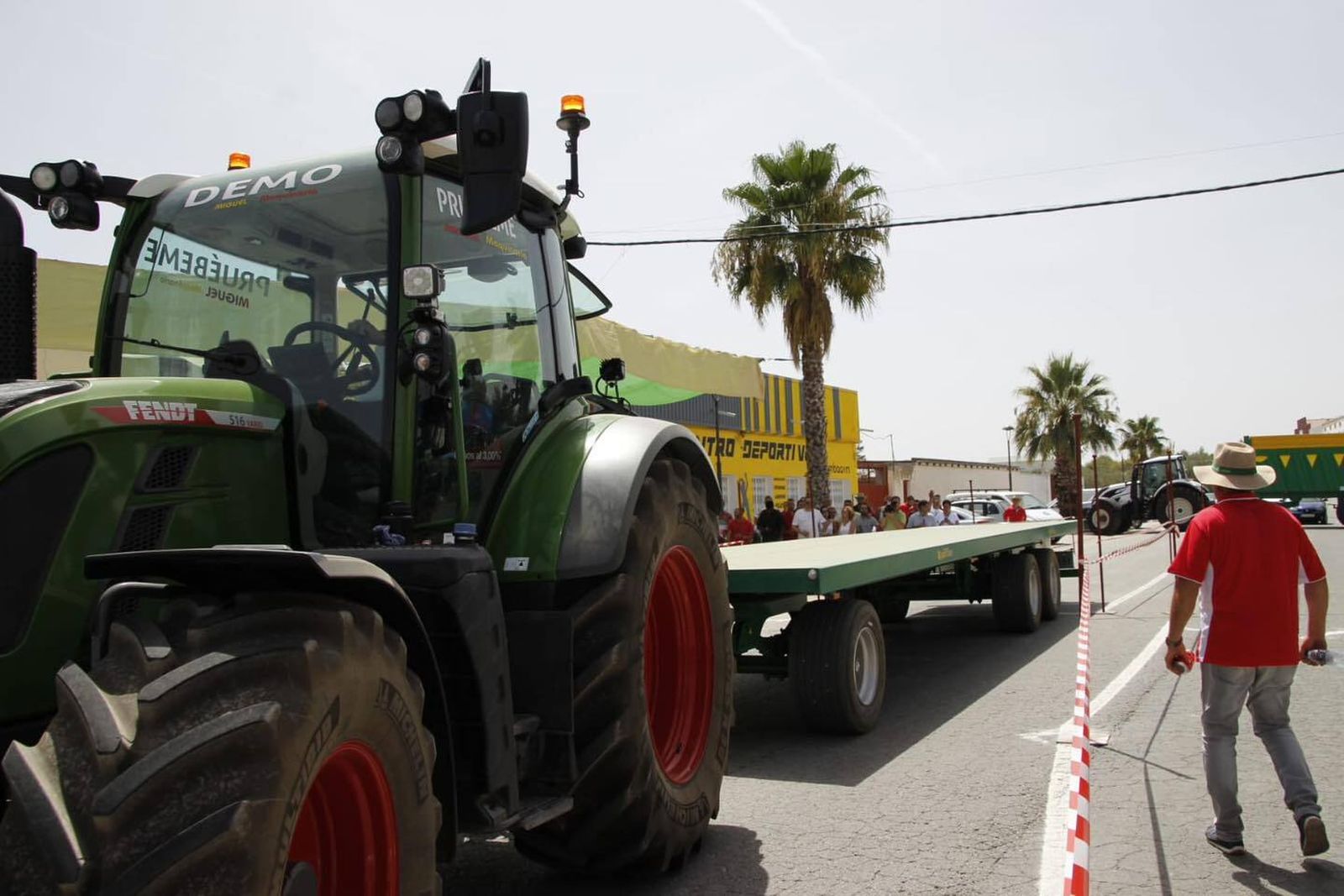 El concurso de manejo de tractor con remolque de Hinojosa del Duque, en imágenes