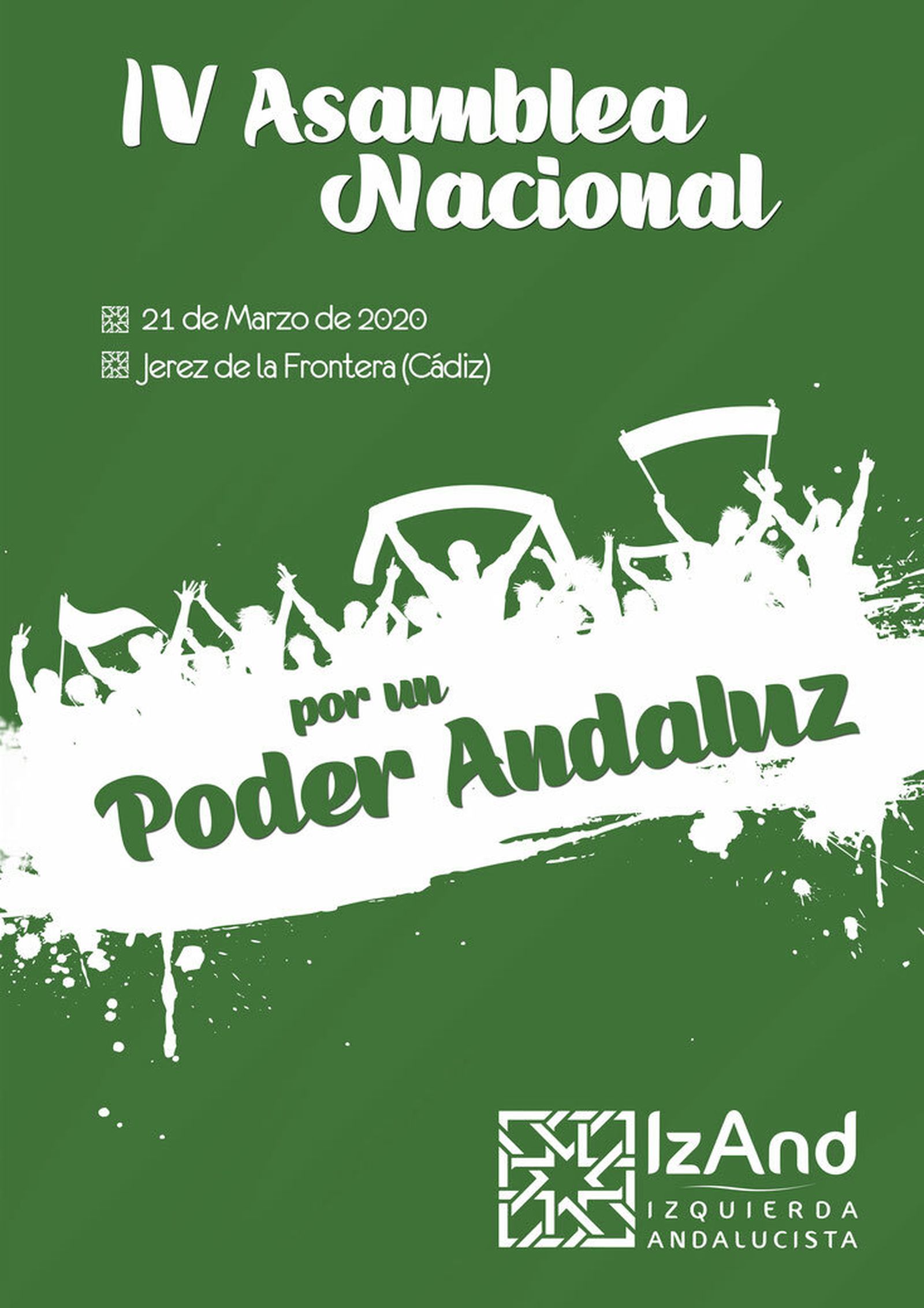 Cartel de la asamblea.