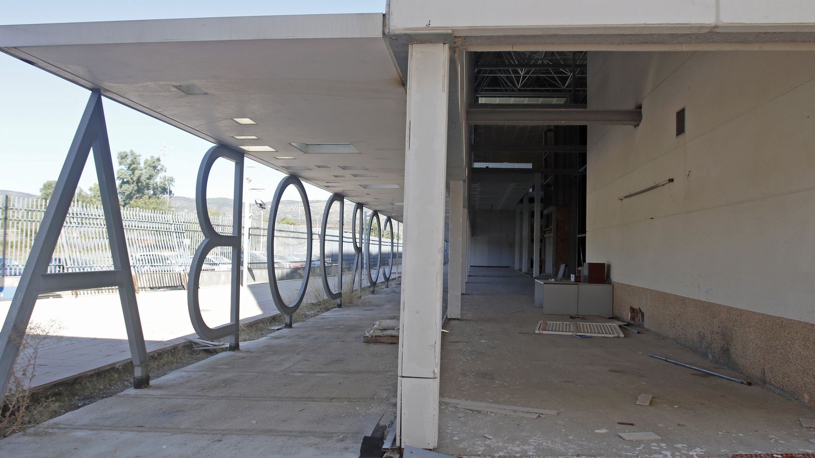 Interior del Centro de Convenciones, tal y como se encuentra actualmente.