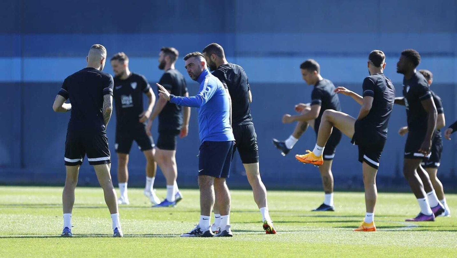 Las fotos del entrenamiento del Málaga CF antes de la visita del Oviedo