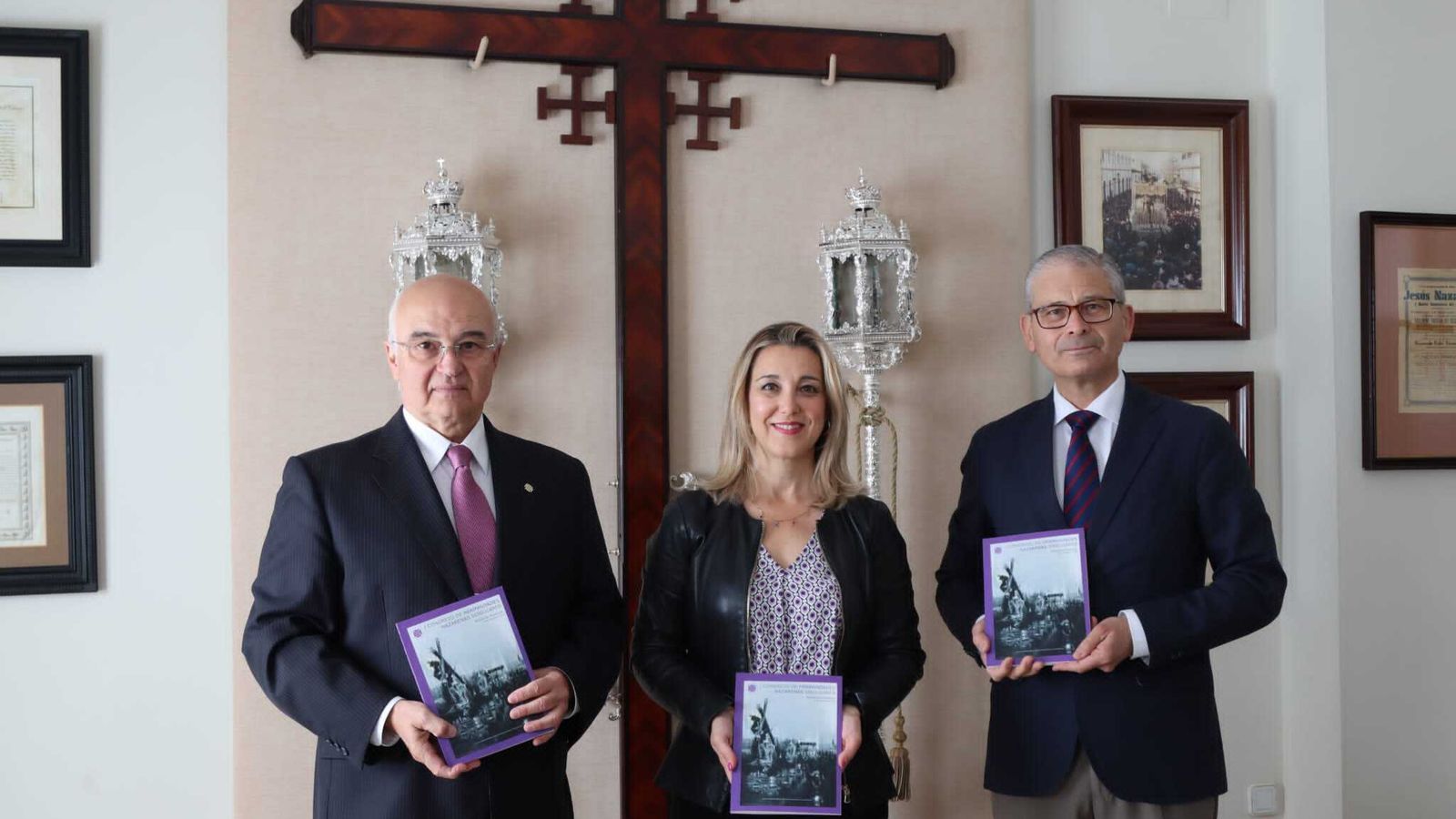 De izquierda derecha, Vicente Romero, Ana Isabel Jiménez y José Sánchez.
