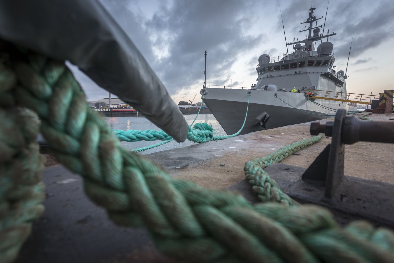 Imágenes de la prueba de mar del 'Audaz'