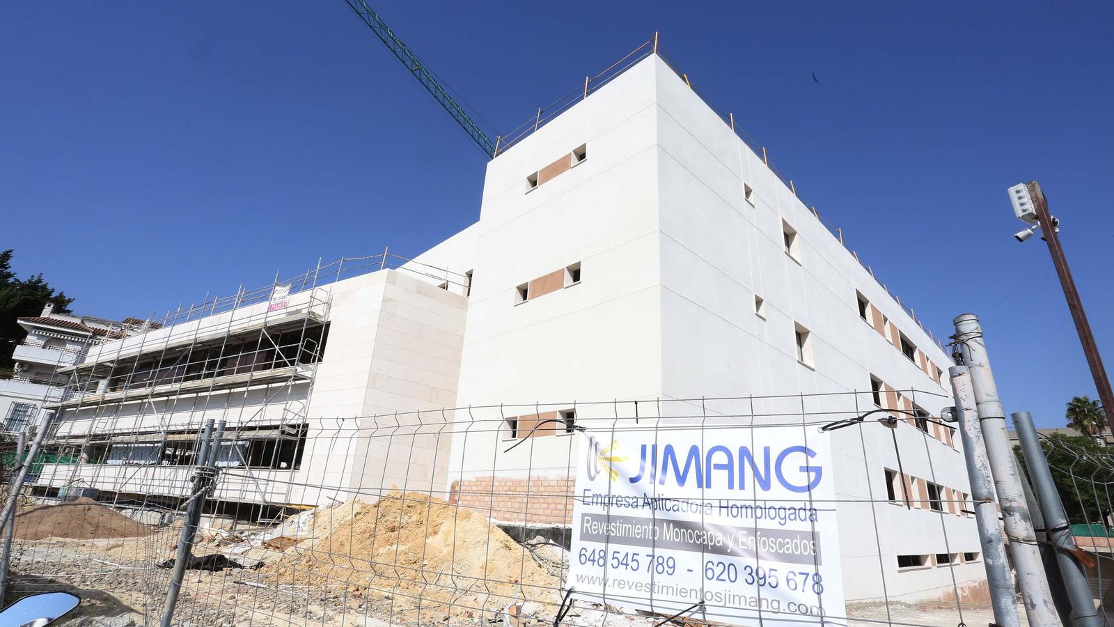 El futuro edificio de la Seguridad Social en Jerez que actualmente se construye en La Asunción. El futuro edificio de la Seguridad Social en Jerez que actualmente se construye en La Asunción.
