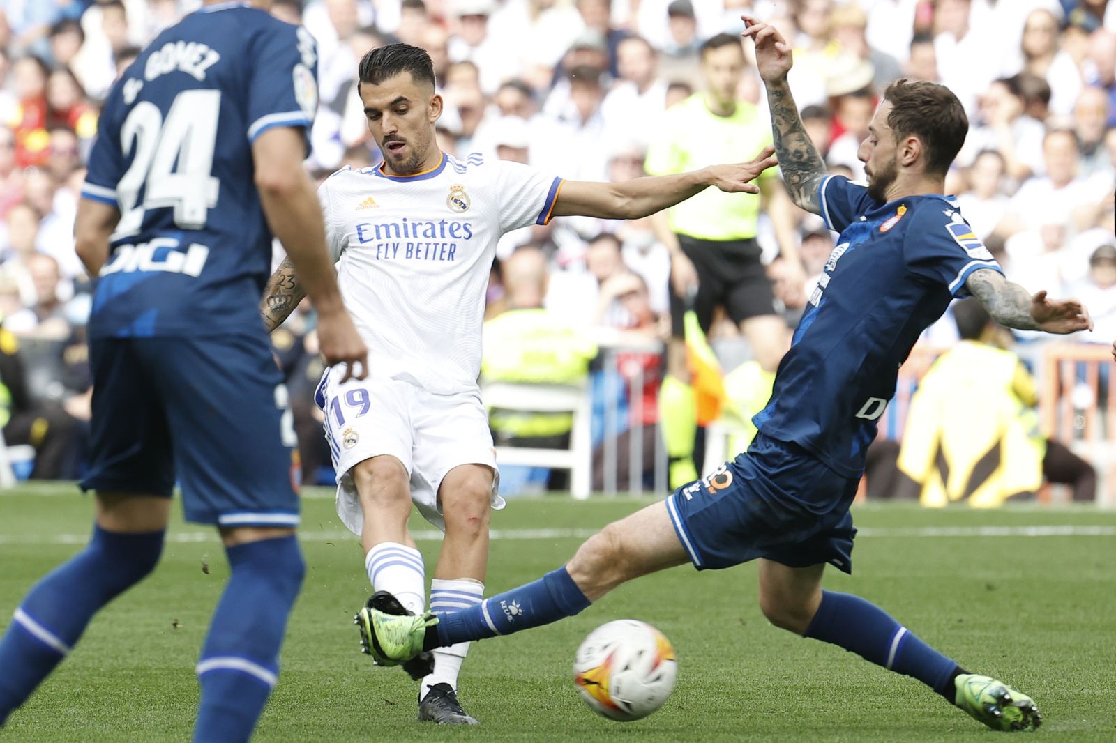 Victoria del Real Madrid y celebración del título de Liga