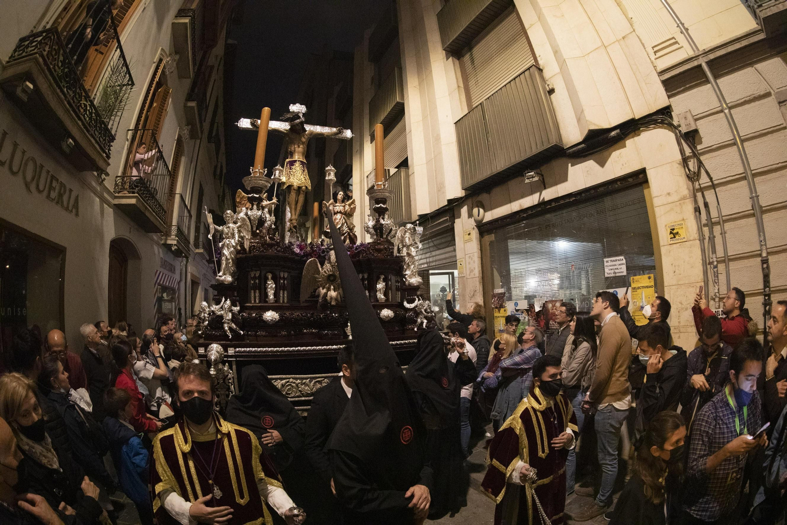 Fotos del Cristo de San Agustín en el Lunes Santo de la Semana Santa de Granada