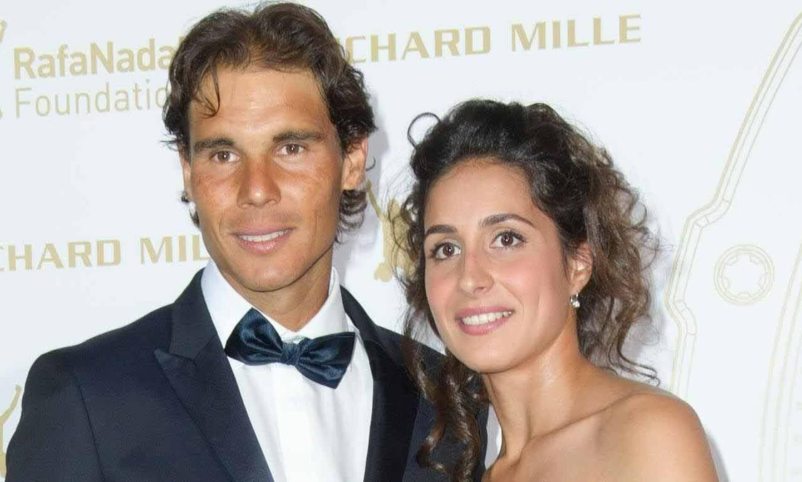 Rafa Nadal y Mery Perelló posando en un evento.