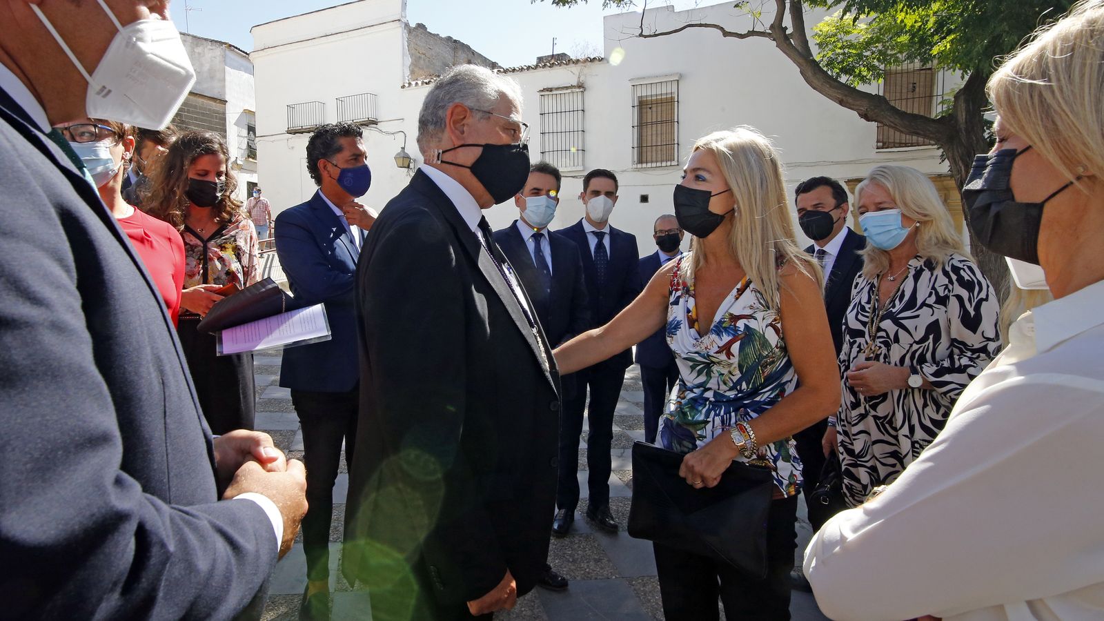 Bendición del retablo en la iglesia de San Lucas