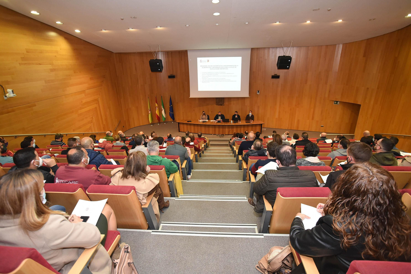 Momento de la jornada en la sede de la Diputación de Granada.