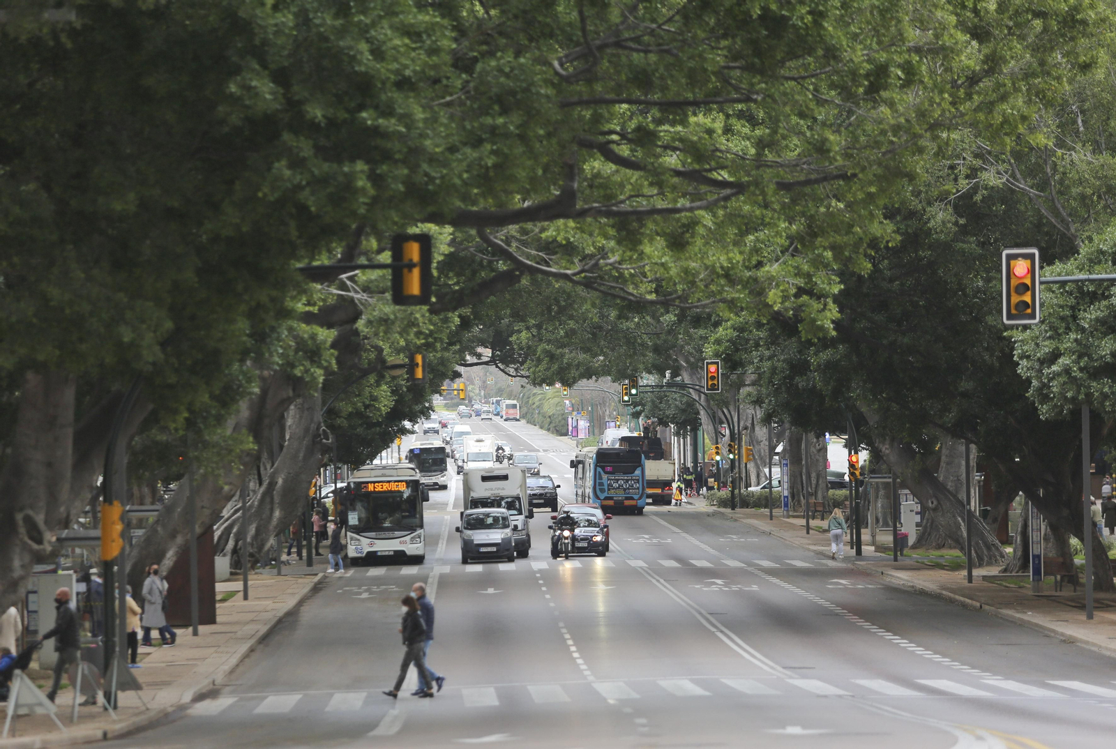 Eje central de la Alameda Principal.