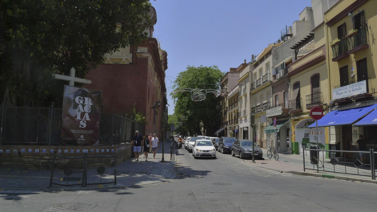 La calle San Jacinto será peatonal hasta la Avenida Esperanza de Triana.