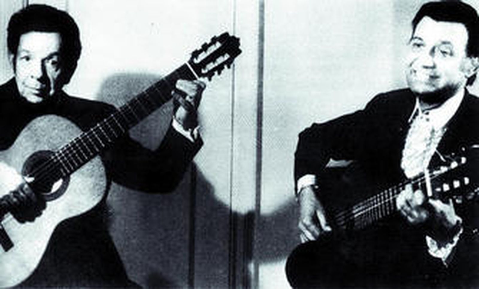 Mario Escudero (derecha), en su famoso dúo con Sabicas.