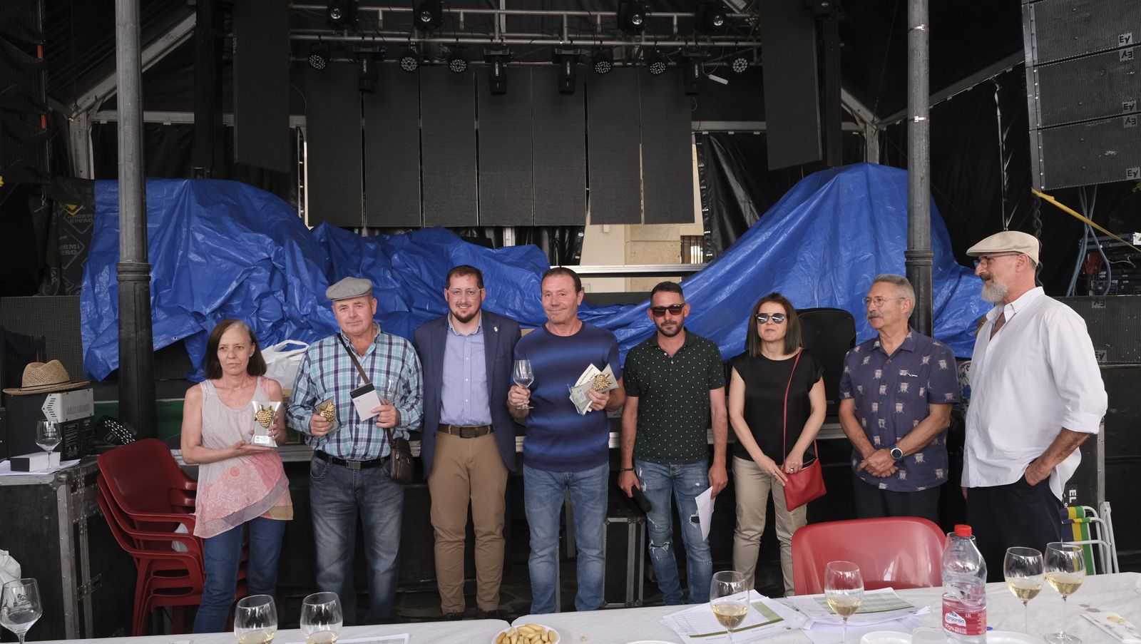 Imágenes del concurso de cata de vinos de las Fiestas de Abrucena 2022