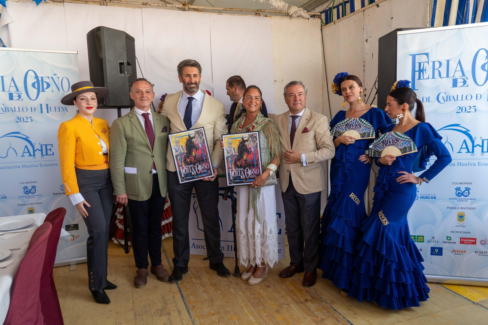 Imágenes de la entrega de reconocimientos de la X edición de la Feria de Otoño y del Caballo 2025 de Huelva