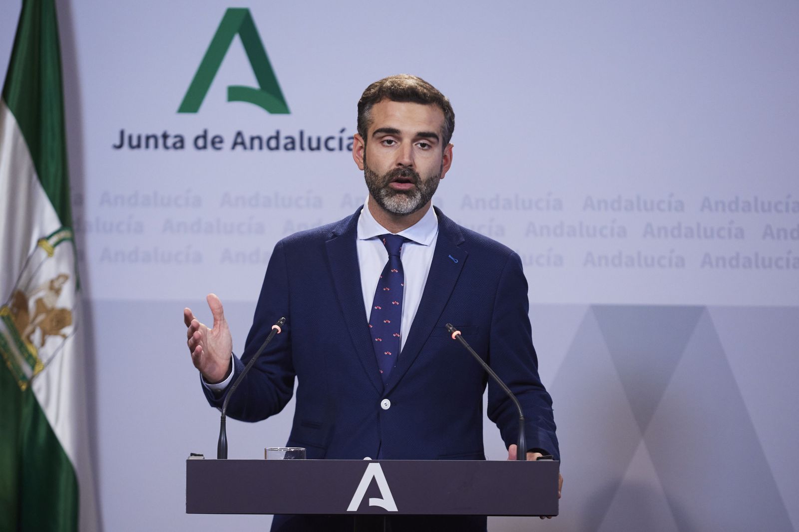 El portavoz del Gobierno andaluz, Ramón Fernández-Pacheco.